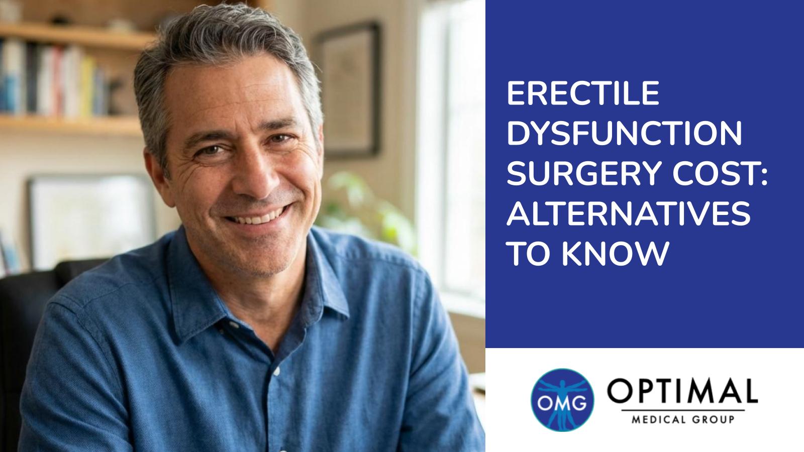 Erectile Dysfunction Surgery Cost: Alternatives to Know by Optimal Medical Group