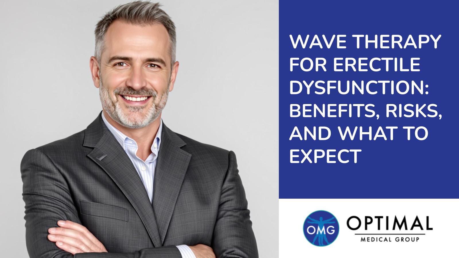 Wave Therapy for Erectile Dysfunction: Benefits, Risks, and What to Expect by Optimal Medical Group